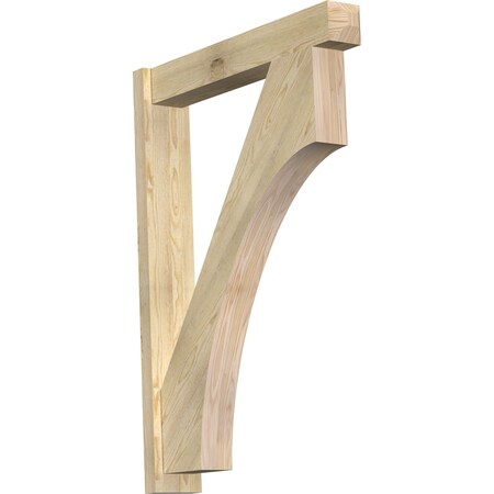 Ekena Millwork Westlake Craftsman Rough Sawn Outlooker, Douglas Fir, 6"W x 34"D x 46"H OUT06X34X46WTL04RDF